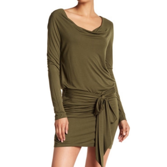 Haute Hippie Dresses | Haute Hippie Olive Green Wrap Backless Dress | Color: Green | Size: Various | Pm-68453842's Closet